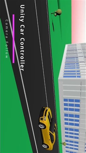 Unity Car Controller with Cinematic Camera Follow with(code) #unityengine