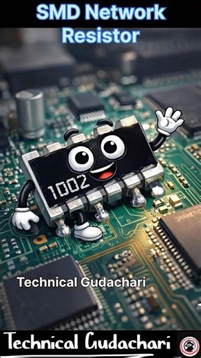 How SMD Resistor Networks Work #electronics #resistor #circuit Telugu #electronicsbasicstelugu