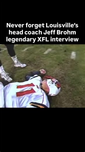 Sports on the Spot on Instagram: "Never forget future Louisville’s head coach Jeff Brohm legendary XFL interview back in the day 😭 #nfl #nflfootball #nflhighlights #nflreels #collegefootball #cfb #xfl #ufl #nflmemes #nflmeme #xflfootball #louisvillefootball #louisvillecardinals"