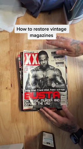 If you’re collecting vintage magazines like me then you know some are so rare the only thing can do is try to restore them when you come across ones in bad condition. I tried my best here lol! #hiphop #oldschoolhiphop #90shiphop #howto #restoration #magazines #oldschool #thesource #XXL #collector | Lex One
