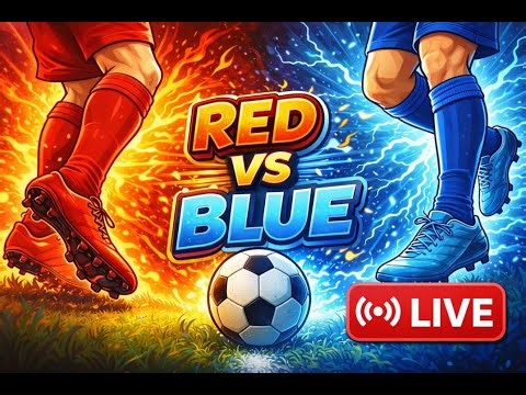 Ronaldo vs Messi Football Soccer Game Red vs Blue