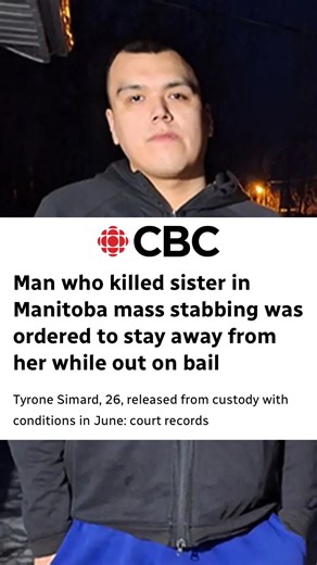 UPDATE: Tyrone Simard killed his sister and injured at least seven others while out on bail. Simard was charged with assault with a weapon and mischief for alleged incidents in June, then granted bail with conditions days later. Simard had previously been charged with sexual assault, sexual interference, two counts of assault and mischief relating to offences in 2017. Enough is enough. It’s past time this government takes action to protect the victims of violent crime. | Larry Brock
