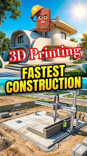 The Insane Speed of 3D Concrete Printing. Building a House Without Bricks or Lumbers?