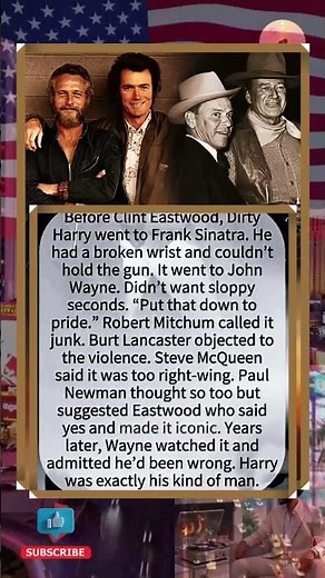 Everyone Turned Down Dirty Harry. Clint Eastwood Made It Iconic