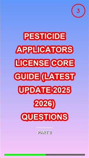 Pesticide Applicators License Core Guide Latest U