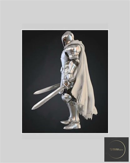 Dual Sword Fighters Miniatures STL Pack – 28mm RPG Models