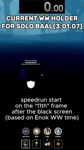 World record for solo Baal run, proof soloing isn’t hard #fyp #gpotiktok #gpo #roblox #phoeyu