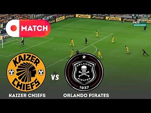 KAIZER CHIEFS vs ORLANDO PIRATES | Premiership 2025 Match Simulation | eFootball PES 21 Gameplay