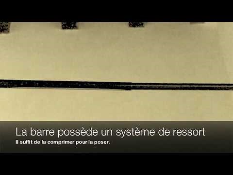 TRINGLE A RIDEAU EXTENSIBLE SANS PERCAGE