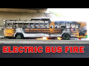 Electric School Bus Fire in LA: We Got Lucky This Time