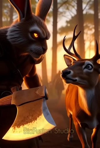 Nature has a warrior | Forest Gurdian | Fantasy World | Epic Warrior | Rabbit Lovers | Animals