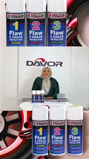 Spanjaard Dye Penetrant NDT Spray | Detect Hidden Cracks & Flaws Easily