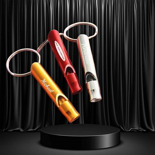 Emergency Alloy Whistle Keychain: Loud Survival Whistle for Hiking - Etsy