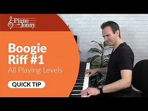 Boogie Woogie Riff #1! Boogie Woogie Piano Lesson by Jonny May (All Playing Levels)