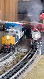 CSX 1853 & 1976 with ‪@kevinmartin9940‬ Hudson! #train #modeltrains #eastrail #rail #models