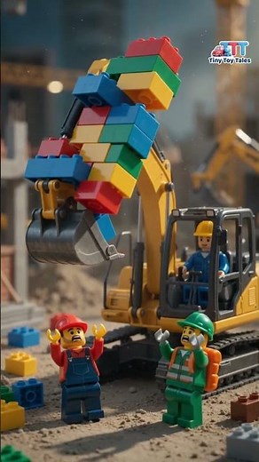 Tiny Construction Trouble 🚜 | Tiny Toy Tales #film #animation #kids #tiny #toys #tales #boy #cartoon
