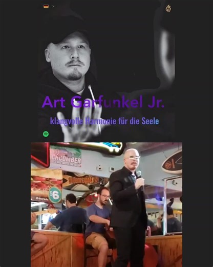 artgarfunkeljr.com @Art Garfunkeljr #klangvolleharmoniefürdieseele #musical #ArtGarfunkelJr #WieDu #Evergreen