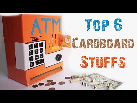 Top 6 Amazing Things made out of Cardboard with Just5mins