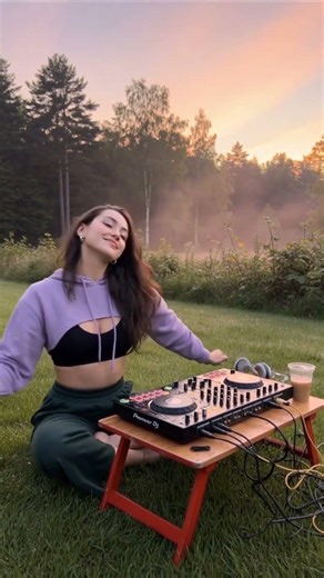 Sunrise Forest DJ 🌅 | Heart Hands, Mixing & Barefoot Morning House Dance