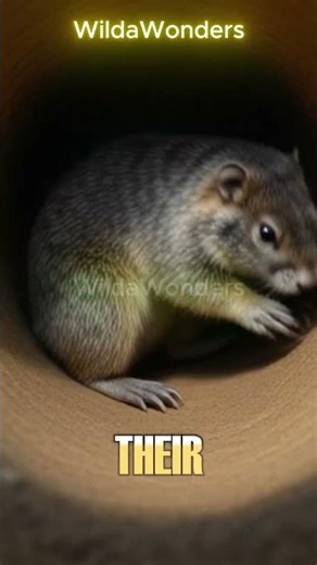 🤯 IMPOSSIBLE! How This Pocket Gopher Digs MILES of Tunnels?! (Unbelievable Facts!) #uniquefacts
