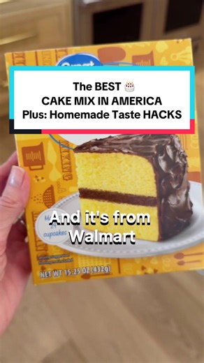 🎂🤩 CAKE HACKS: BOX MIX ➡️ HOMEMADE 🤯 Do you have a box cake mix in your cabinet? I currently have at least five, I say at least, because there’s good chance I have a couple others hiding behind those 🤭 They’re just SO EASY and with these little hacks, they taste homemade! This cake turns out SO MOIST it’s crazy, not a crumb in sight! Here’s how to get all the credit with a fraction of the work 💕 What cake mix & pudding combo would you use? Comment and LMK! Devil’s Food with Chocolate Puddin