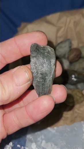 Snow melt reveals new rocks! 🤠 click link below for full video of discovery!