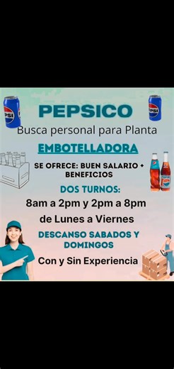 Oportunidades laborales en Pepsico: ¡Aplica ya!