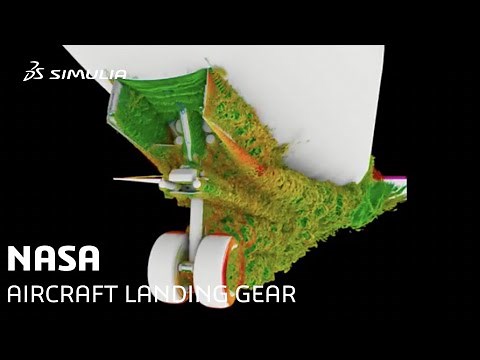 NASA Aeroacoustic Landing Gear Simulation | SIMULIA PowerFLOW