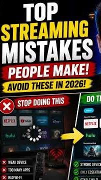 Top Streaming Mistakes People Make (Avoid These in 2026)
