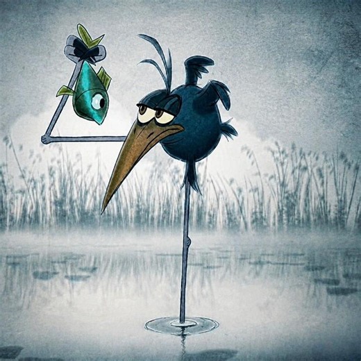 ‎"The Heron’s Last Meal"😆