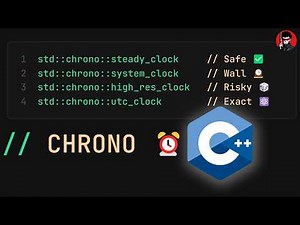 C++ Benchmarking Explained: chrono, Clocks, Time Points & Precision
