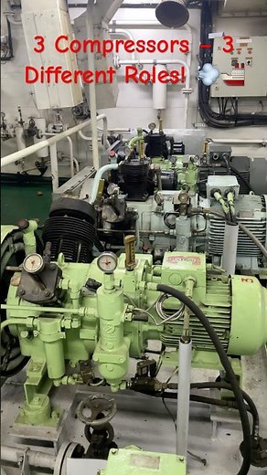 🚢 Ship Compressors Explained | Main Air & Service Air 💨⚙️