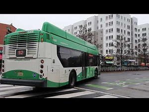 Arlington Transit: East Falls Church bound XN35 5308 Rt.52 leaving Ballston-MU Station