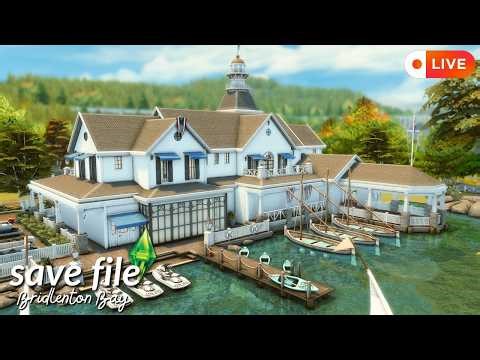 building a yacht club for my Brindleton Bay save file || The Sims 4