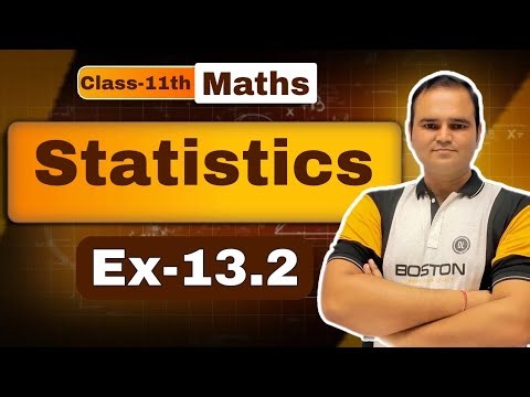 Ex 13.2 Class 11 Maths | Chapter 13 Statistics | Mean Deviation Step by Step | CBSE Boards