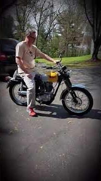 1967 BSA 441 Victor starting drill