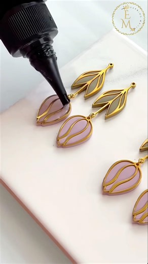 Handmade Clay Flower Earrings 🌼 So Beautiful! #shorts #trending