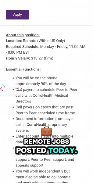 Remote Entry-level level position in various industries. #entrylevel #NowHiring #workfromhome #remotework #remotejobs