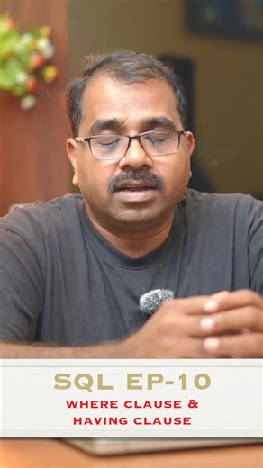 SQL Episode #10: WHERE vs HAVING — Clear the Confusion! Both WHERE and HAVING are used to filter data… But they work at different stages 👇 ✅ WHERE Clause * Filters data before aggregation * Works on individual rows * Can be used without GROUP BY ✅ HAVING Clause * Filters data after aggregation * Works on grouped/aggregated results * Requires GROUP BY or aggregate functions Mastering this difference will help you write faster and more efficient SQL queries! 💡 Follow for more simple SQL learning