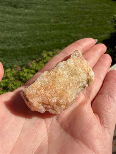 Raw Peach Iron-stained Quartz Cluster | Sparkly Drusy Crystal Decor - Etsy