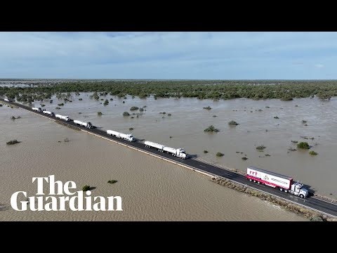 Truck convoy brings cattle feed relief to north-west Queensland after months of flooding