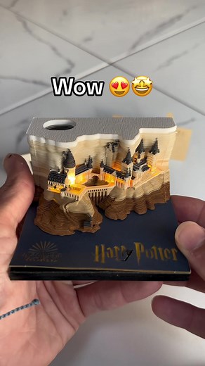 This is the best way to track the days 🤩 #3dcalendar #memopad #giftideas #deskdecor #fypシ #hogwarts