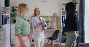 Boss Presents New Job Position to Office Workers