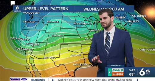 A cloudy Wednesday morning, with another breezy and warm afternoon on deck