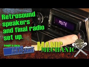 How To Retrosound Speaker Install and Radio Operation