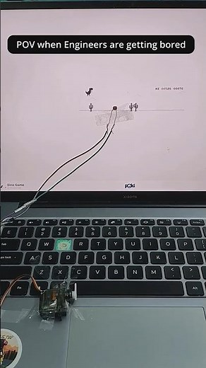 I hacked the Chrome Dino Game with Programming + Hardware