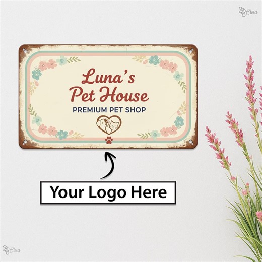 Custom Metal Logo Sign for Business, Personalized Business Logo Sign, Office Decor, Aluminum Sign Storefront Decor - Etsy