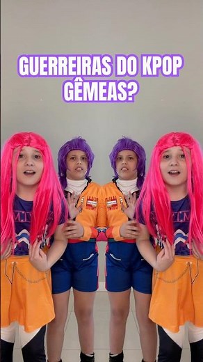 GUERREIRAS DO KPOP TEM UMA IRMÃ GÊMEA? RUMI MIRA #SHORTS