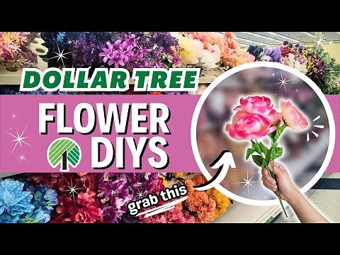 Grab Dollar Tree Flowers for These Creative DIY Decor Hacks! 😍