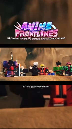 ANIME FRONTLINES | New Anime vs Zombies Game! #animefrontlines #roblox